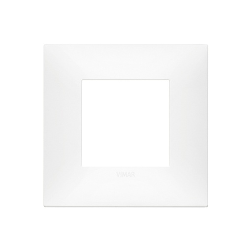 [Vimar-09662.11] VIMAR 2-module cover plate, technopolymer, matt white NEVE UP