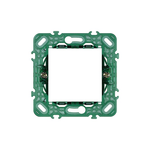[Vimar-14602] VIMAR KNX 2-module mounting frame, with claws, for ø 60 mm mounting boxes, modular, 71 mm distance between centres 