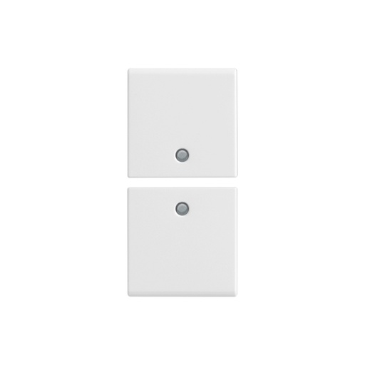 [Vimar-14751] VIMAR KNX Two interchangeable half-buttons, neutral to customize, 1 module, white 
