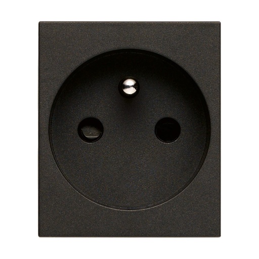 [Vimar-30212.G] VIMAR 2P+E FR SICURY outlet black LINEA