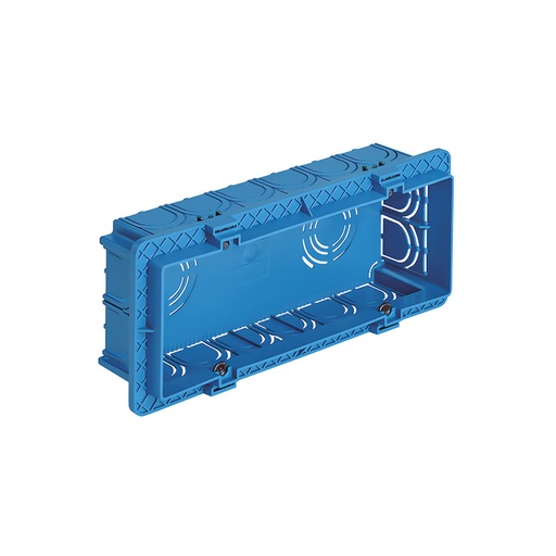 [Vimar-V71306] VIMAR 6-7-module flush mounting box for masonry walls, light blue